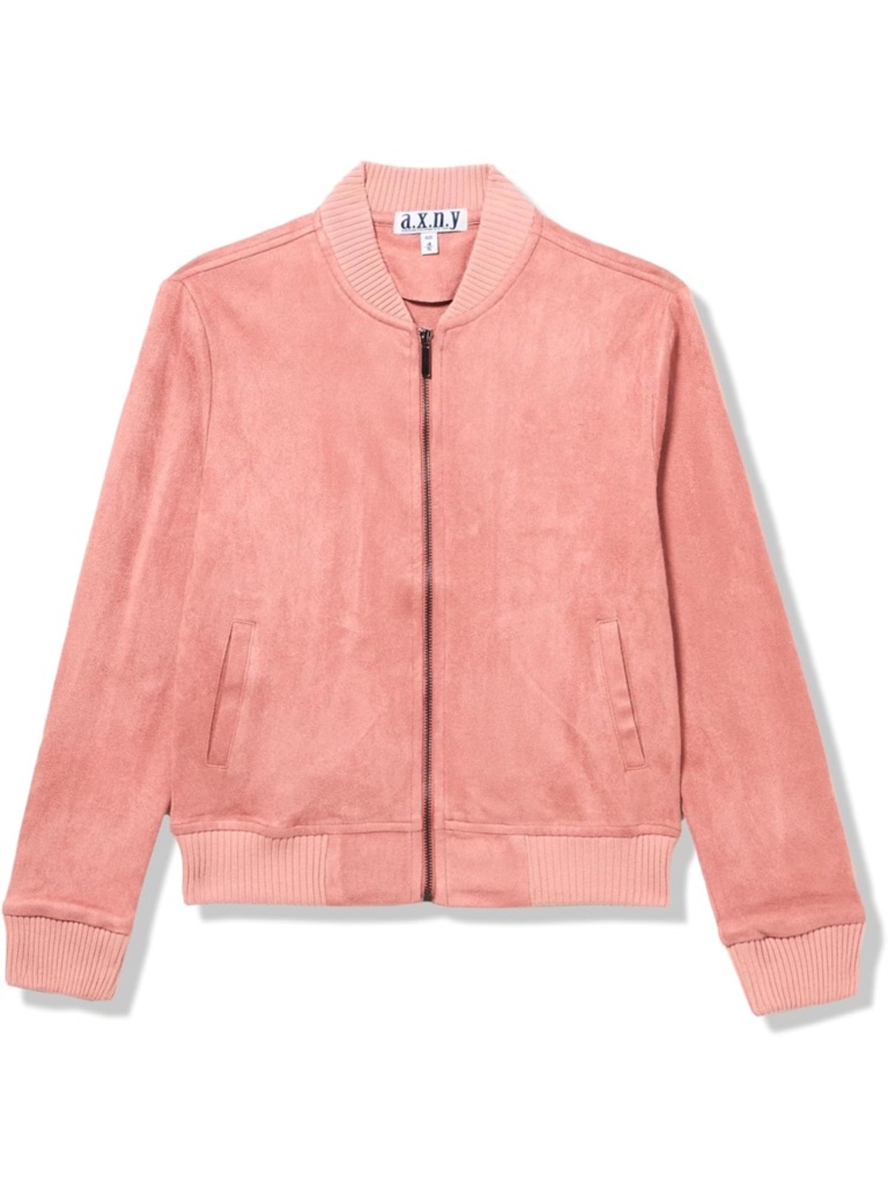 a.x.n.y Pink Suede Bomber Jacket boys NWT SIZE 8